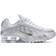 NIKE Shox R4 GS - White/Metallic Silver/Bright Crimson/Metallic Silver