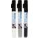 Plus Color Acrylic Paint Gray Shades Markers 1.2mm 3-pack