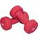 Gorilla Sports Vinyl Dumbbells 2x3kg