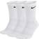 Nike Everyday Cushioned Training Crew Socks 3-pack - White/Black
