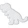 Hama Beads Midi Pearl Plate Dinosaur 381422