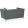 Beliani Gaula Sofa 211cm 2 personers, 3 personers