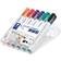 Staedtler 351 B Lumocolor Whiteboard Marker 2-5mm 6-pack