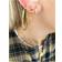 Stine A Dancing Chains Behind Ear Earring - Gold