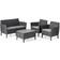 Keter Salemo Lounge-Set, 1 Tisch einschl. 2 Stühle & 1 Sofas