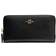 Coach Accordion Zip Wallet - Black/Light Gold