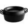 Le Creuset Black Doufeu Cast Iron Oval Roaster with lid 6.9 L