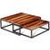 vidaXL 243961 2-pack Sofabord 70x70cm 2stk