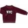 Petit by Sofie Schnoor Emily Sweatshirt NYC - Velour/Dark Red (P194636-4033)