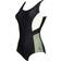 Lykke R Swimsuit - Black/Green/White