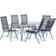 Beliani Catania Ensemble repas de patio, 1 Table incluse 6 Chaises