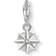 Thomas Sabo Birth Stone August Charm Pendant - Silver/Light Green/White