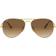 Ray-Ban Aviator II Metal Sunglasses - Men's Clear Grad Brown