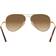 Ray-Ban Aviator II Metal Sunglasses - Men's Clear Grad Brown