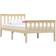 vidaXL Solid Pine 82cm Sengeramme 90x200cm