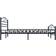 vidaXL Steel 85cm Sängram 140x200cm