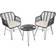 tectake Molfetta Bistro Set, 1 Table incl. 2 Chairs