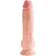 Pipedream King Cock Plus Triple Density Dildo Kiveksillä 24,1 cm Vaalea iho