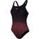 Speedo Hexagonal Medalist Swimsuit - Black/Red