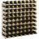 vidaXL 282471 Beige Wine Rack 80x80cm