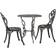 vidaXL 47858 Caféset, 1 Bord inkl. 2 Stolar