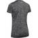 Under Armour Tech Twist T-shirt Women - Black/Metallic Silver