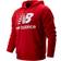 New Balance Essentials Stacked Logo Po Hoodie - Red