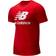 New Balance Essentials Stacked Logo T-shirt - Team Red