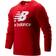 New Balance Essentials Stacked Logo Crew Sweatshirt - Red