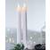 Sirius Sara Tall Wave LED Candle 25cm 2pcs