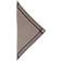 Lala Berlin Tørklæde Triangle Trinity Classic Scarf S - Dune/Beige