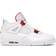 Nike Air Jordan 4 Retro M - White/Total Orange/Metallic Silver