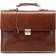 The Bridge Story Uomo Briefcase - Brown/Gold