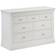 Julian Bowen Clermont Surf White Chest of Drawer 120x80cm