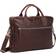 Adax Tobias Catania Briefcase 15.6" - Dark Brown