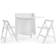 Julian Bowen Helsinki Dining Set 27x80cm 3pcs