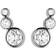 Dyrberg/Kern Lini Earrings - Silver/Transparent