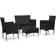 vidaXL 45813 Lounge-Set, Tisch einschl. 2 Stühle & 2 Sofas