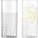 LSA International Wicker Highball Drink Glass 40cl 2pcs