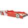 vidaXL Children's LED Race Car Bed 35.4x78.7"