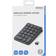 Deltaco Wireless Numbered Keypad Musta