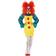 Smiffys Classic Horror Clown Lady Costume Multi-Coloured