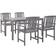 vidaXL 45940 Juego de comedor de patio, 1 Mesa incl. 4 Sillas