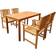 vidaXL 45940 Ensemble repas de patio, 1 Table incluse 4 Chaises