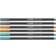 Stabilo Pen 68 Metallic Fibre Tip Pen 6-pack