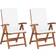 vidaXL 48983 2-pack Sedia da giardino per pranzo, Sedia reclinabile
