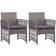 vidaXL 46439 2-pack Havestol