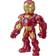 Playskool Heroes Marvel Super Hero Adventures Mega Mighties Iron Man Collectible 10" Action Figure