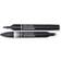 Winsor & Newton Promarker Black + Blender 2-pack