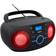 Bigben CD61RSUSB Portable USB + Speakers Lumineux